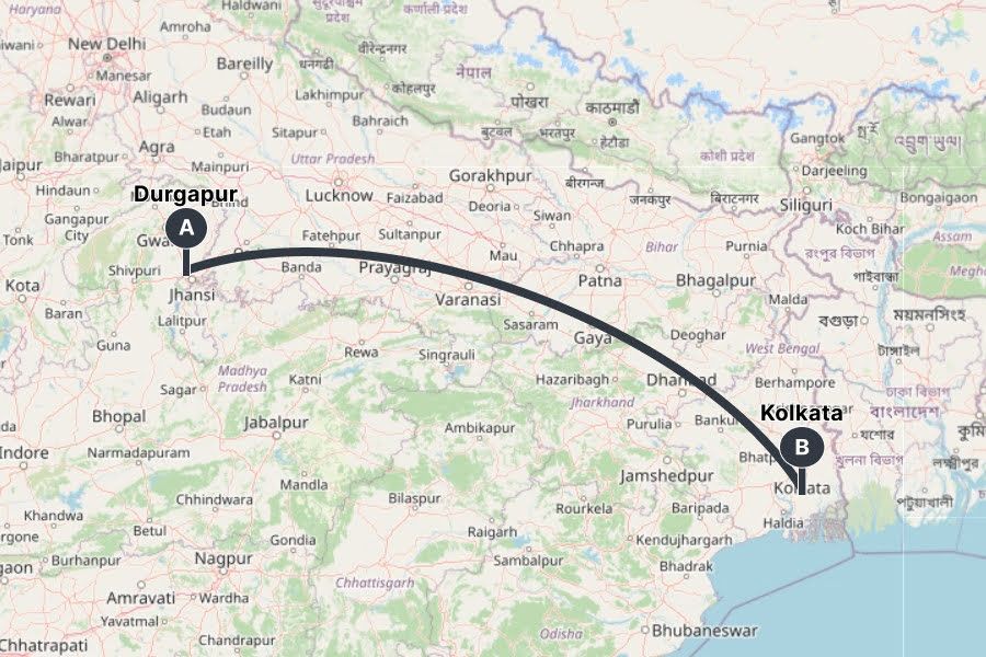 Durgapur to Kolkata Cabs from ₹ ‏2,120 | inDrive.Outstation