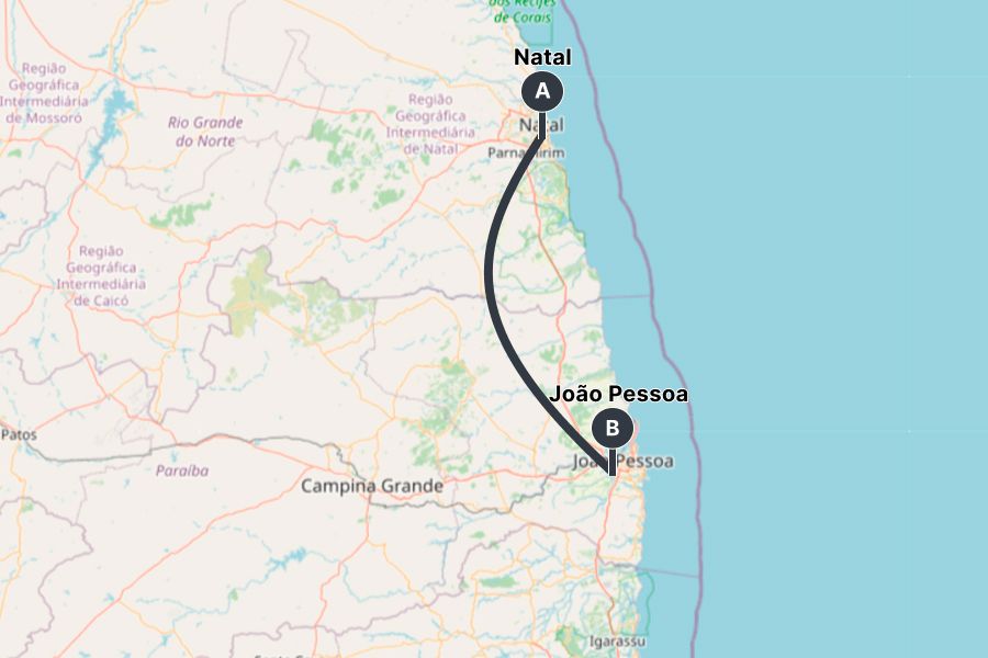 Viagem de Natal para João Pessoa PB: Alternativa ao Ônibus | inDrive
