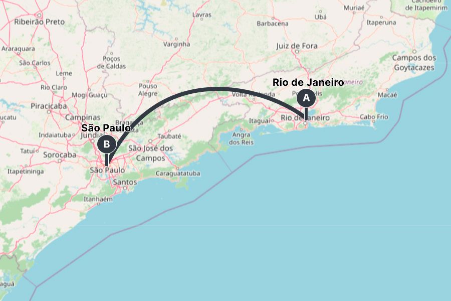 Rio de Janeiro para São Paulo: Alternativa ao Ônibus | inDrive